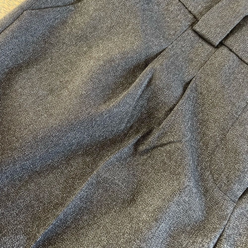 Gray Pleated Dress Pants Trousers Size S - Picture 5 of 5
